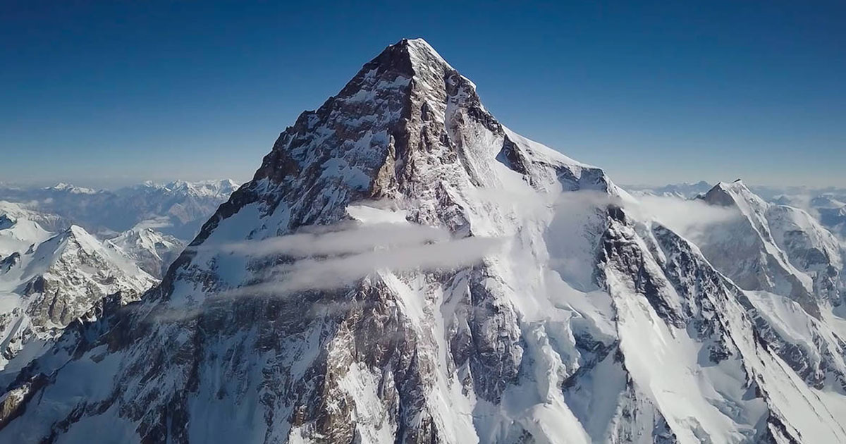 K2 one of the Top 10 Highest peaks in Pakistan