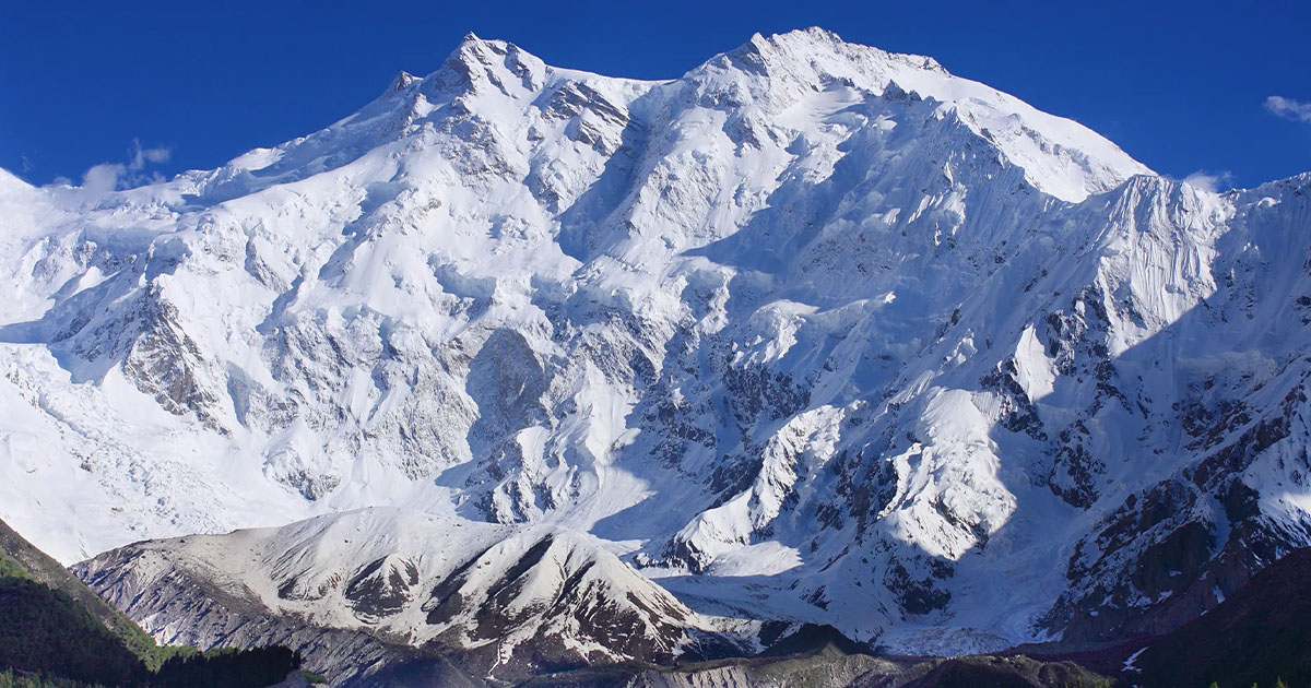 Nanga Parbat - the 9th highest in the world and the 2nd highest from the Top 10 Highest peaks in Pakistan